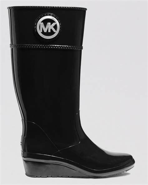 michael kors rain boots poshmark|Michael Kors wedge rain boots.